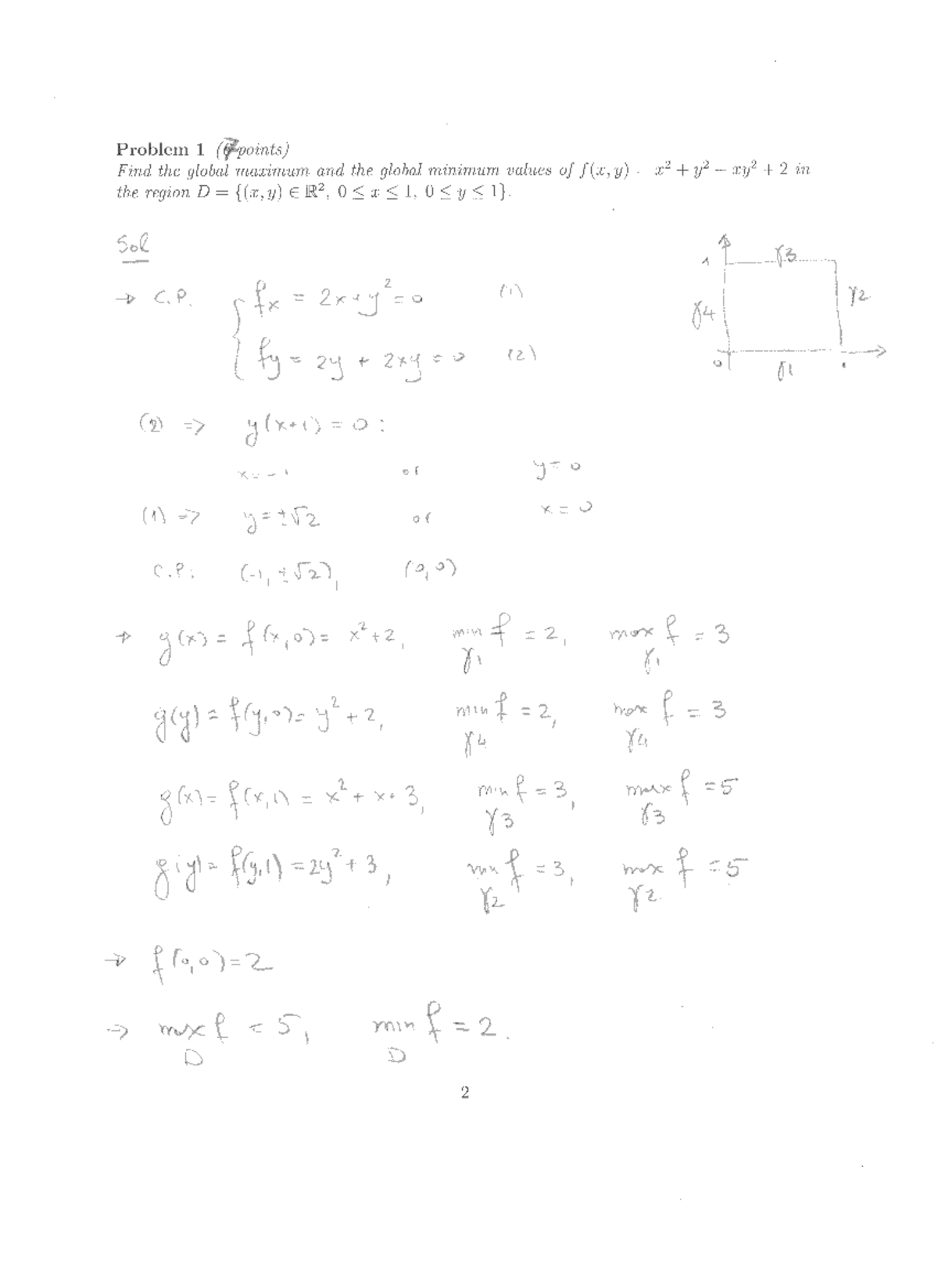 MAT2322 Previous Final Exam Questions and Solutions - Studocu