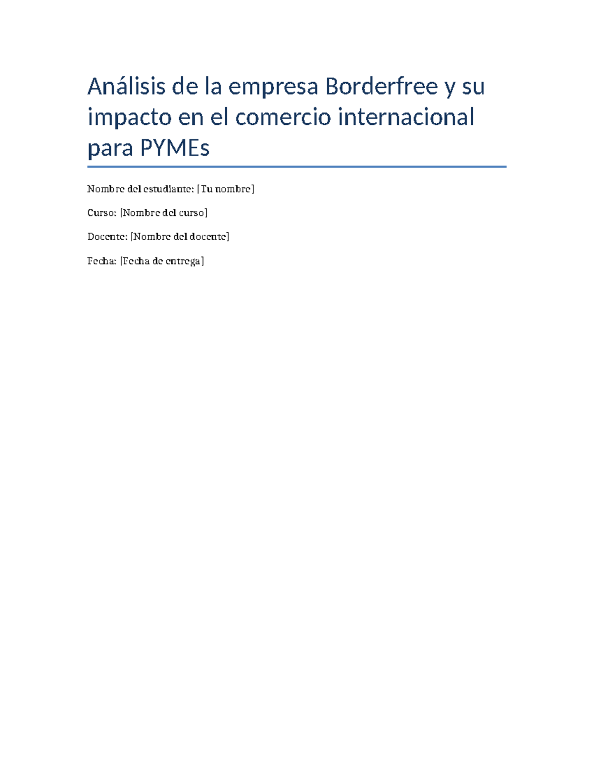Análisis de Borderfree y su Impacto en el Comercio Internacional ...