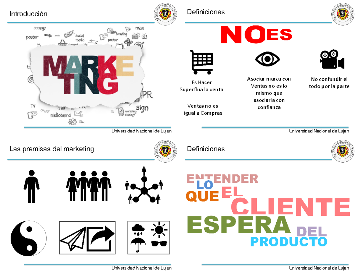 Clase 1: Introducción al Marketing y Definiciones Clave - Studocu