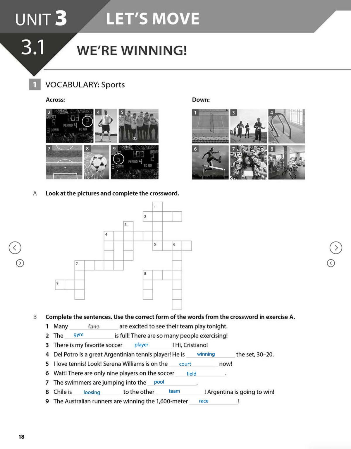 Evolve 2 Workbook (3): Sports Activities and Exercises - Studocu