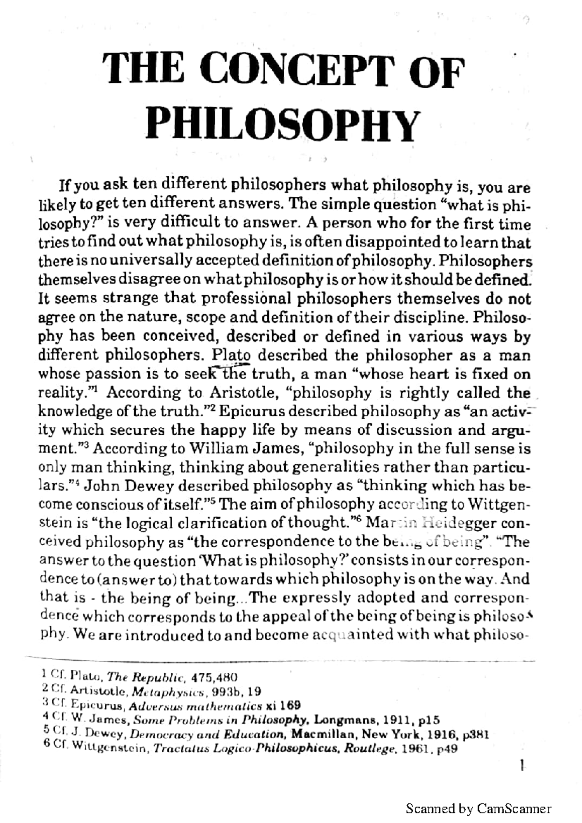 Philosophy 101: Exploring the Nature and Definitions of Philosophy ...