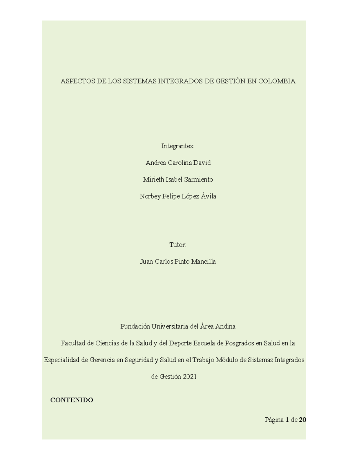 Actividad Evaluativa Eje 2: Análisis de Sistemas Integrados de Gestión ...