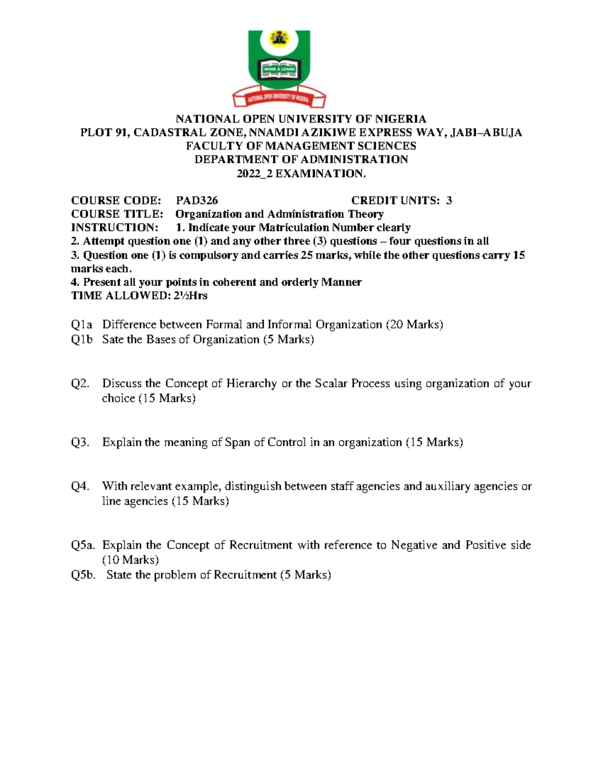 EDU711-january-2018 - . Indicate your Matriculation Number clearly 2 ...