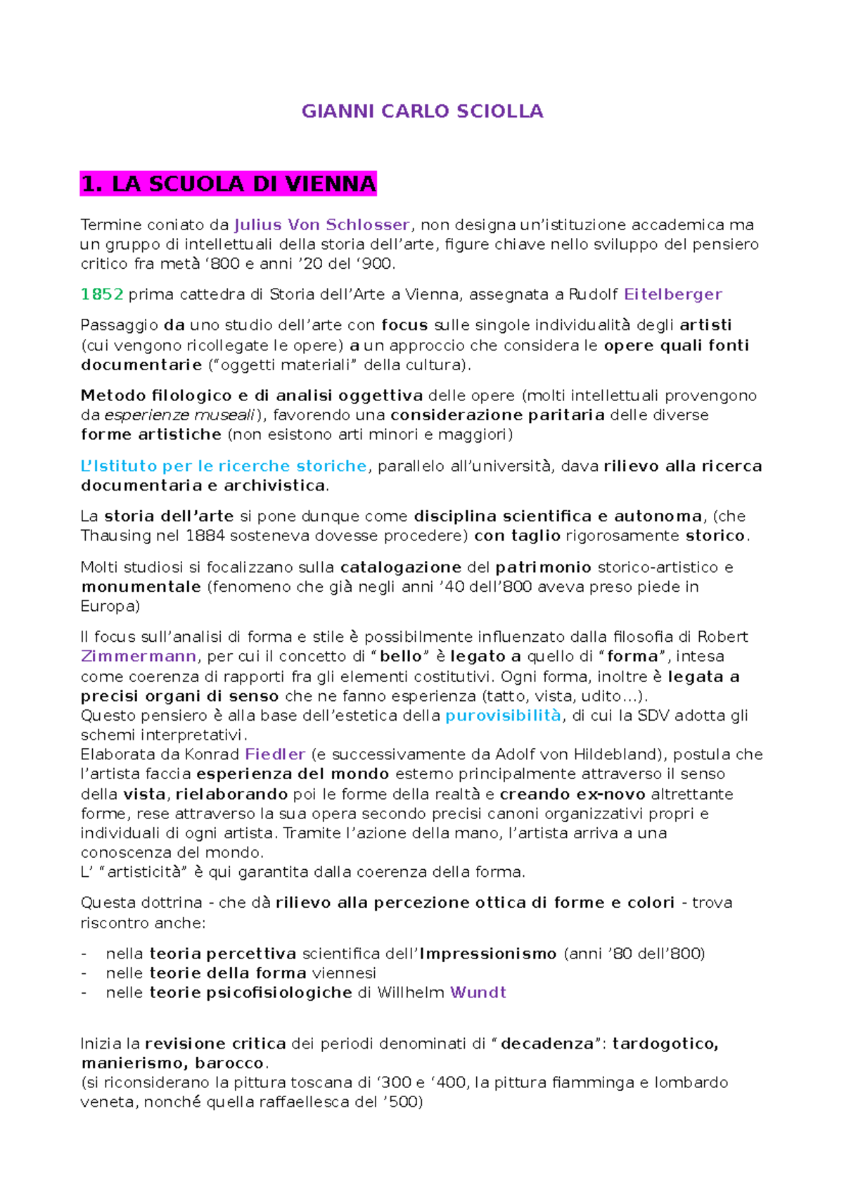 Gianni Carlo Sciolla: Introduzione alla Storia dell - Document Preview