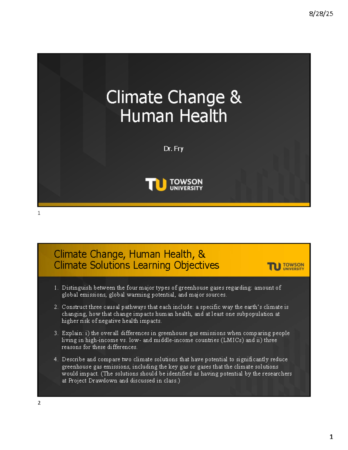 HLTH 451 Final Exam: Analyzing Climate Change & Human Health - Studocu