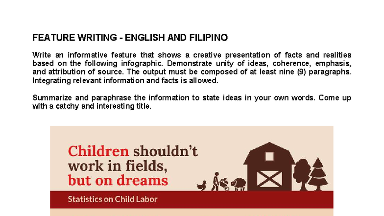 Feature-Writing-Infographic - Bachelor of Elementary Education ...