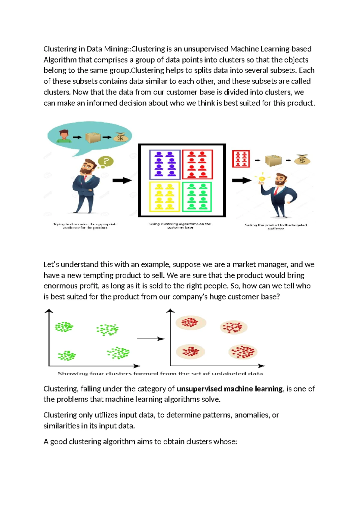 DM Unit-6 Part 2: Cluster Analysis and Outlier Detection Techniques ...