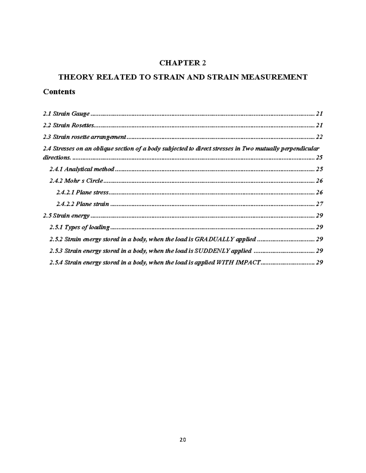 CHAPTER 2 STRESS AND STRAIN TRANSFORMATION: THEORY & MEASUREMENT - Studocu