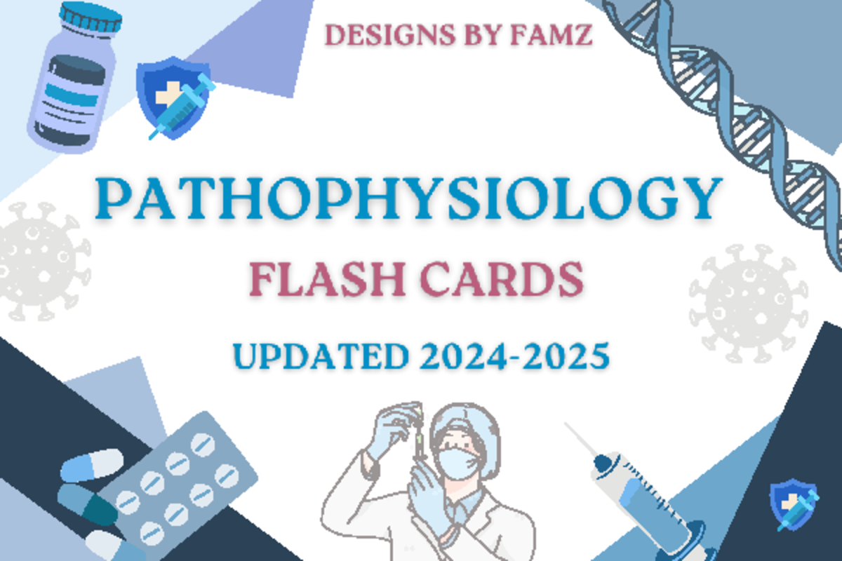 Pathophysiology Flashcards: Key Concepts on Diseases & Disorders - Studocu