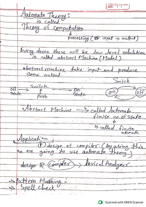 IOT Lab Manual - CS 801: Experiments on Arduino & Sensors - Studocu