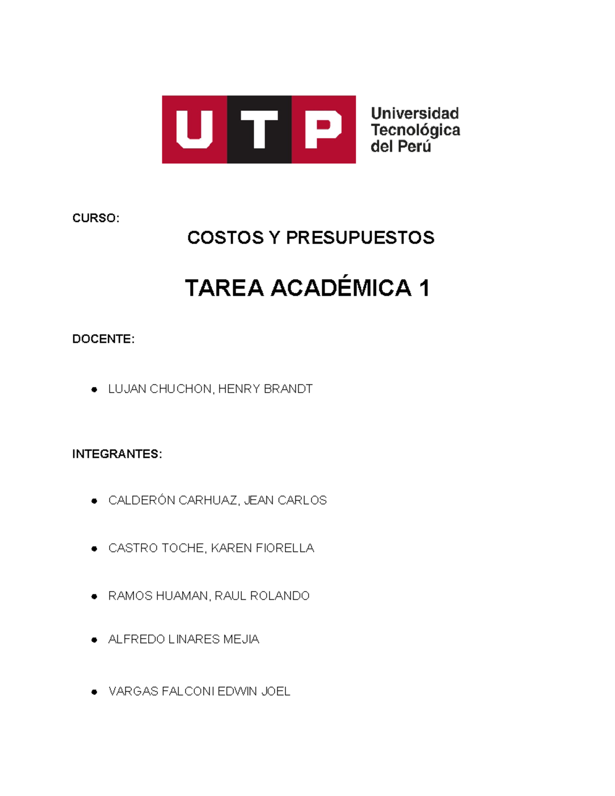 TA1 - Análisis de Costos en Empresas Comerciales e Industriales - Studocu