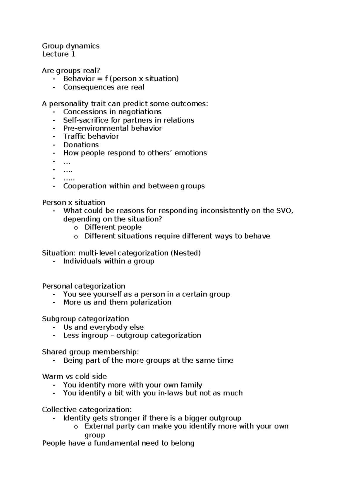 Group Dynamics Lecture 1: Understanding Group Behavior and Identity ...