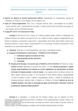 Esquema de Resolução de Casos Práticos: Direito Internacional Público