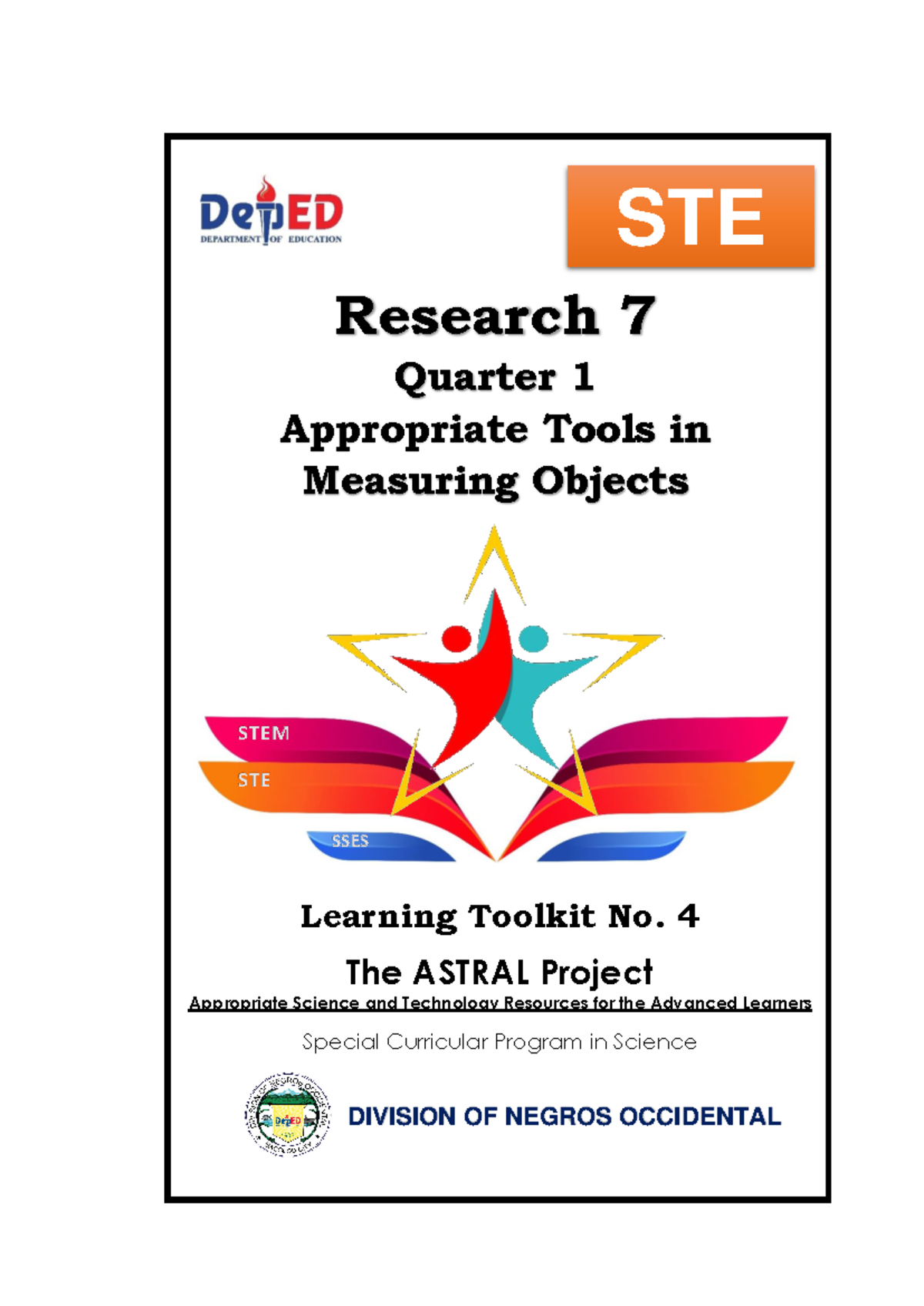 Research 7 Q1: Tools for Measuring Objects - Learning Toolkit 4 - Studocu