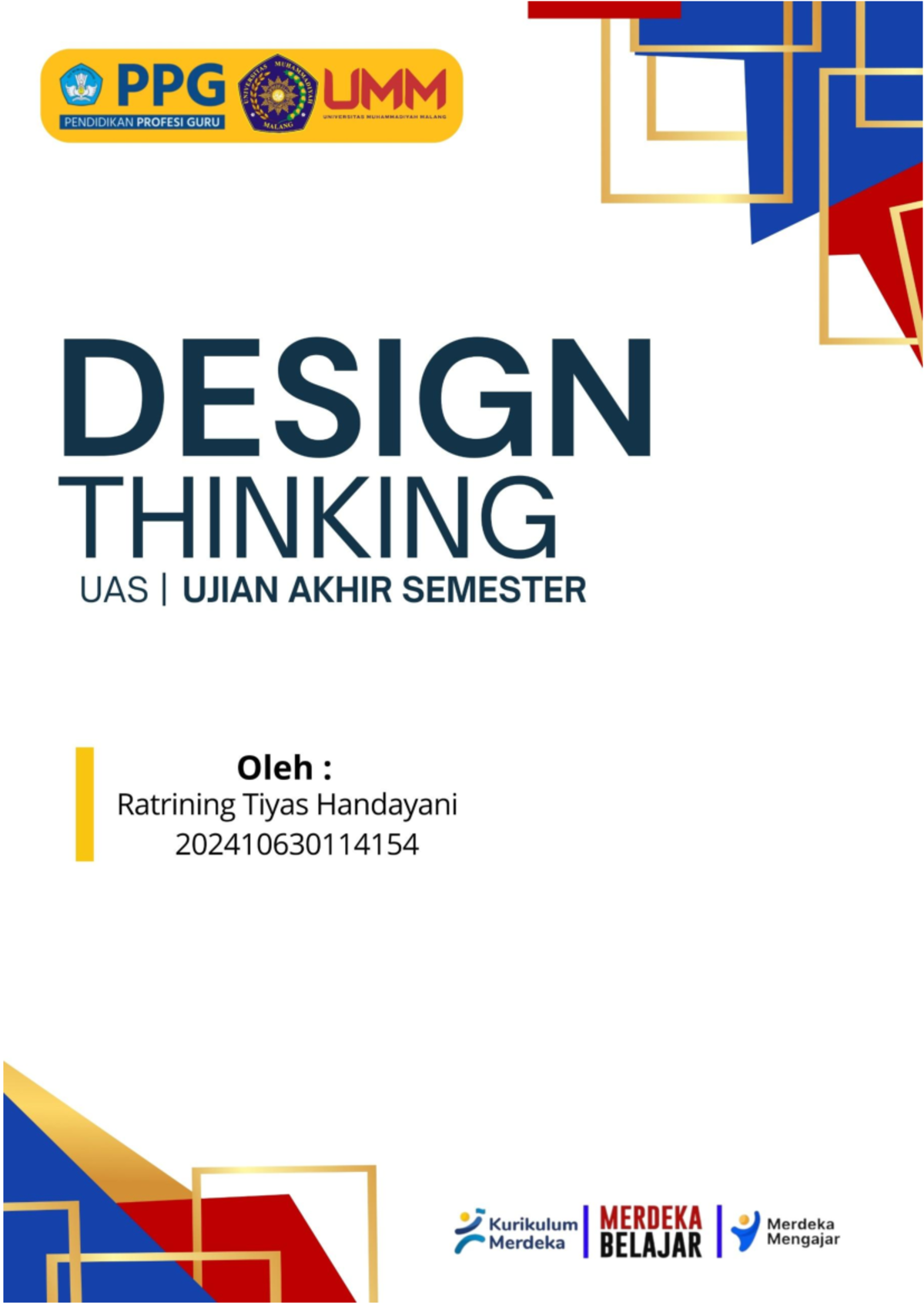 UAS Design Thinking: Solusi untuk Mengatasi Bullying di Sekolah - Studocu