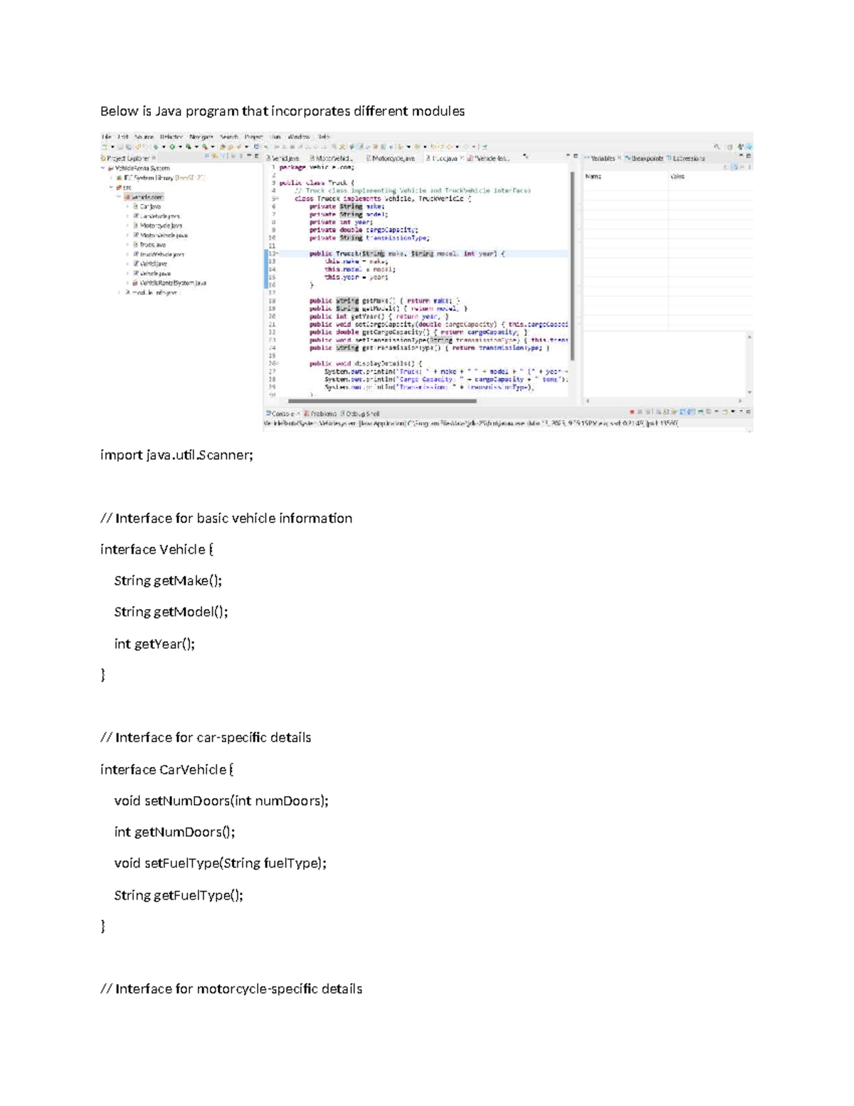 Unit 6 Assignment: Java Vehicle Rental System Implementation - Studocu