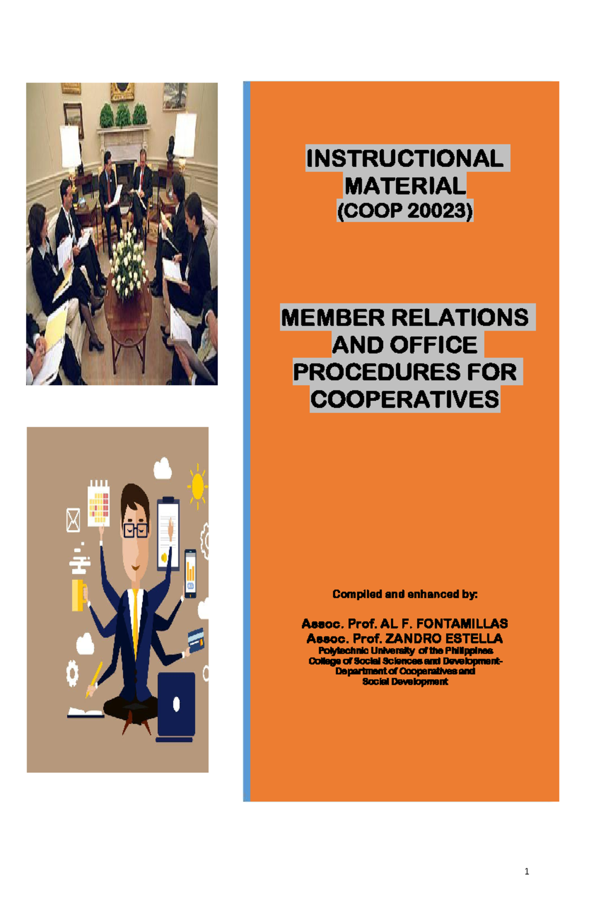 COOP 2002 Member Relations & Office Procedures Study Materials - Studocu