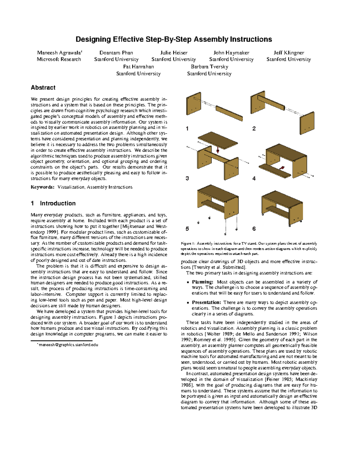Design Principles for Effective Assembly Instructions (Course Code ...