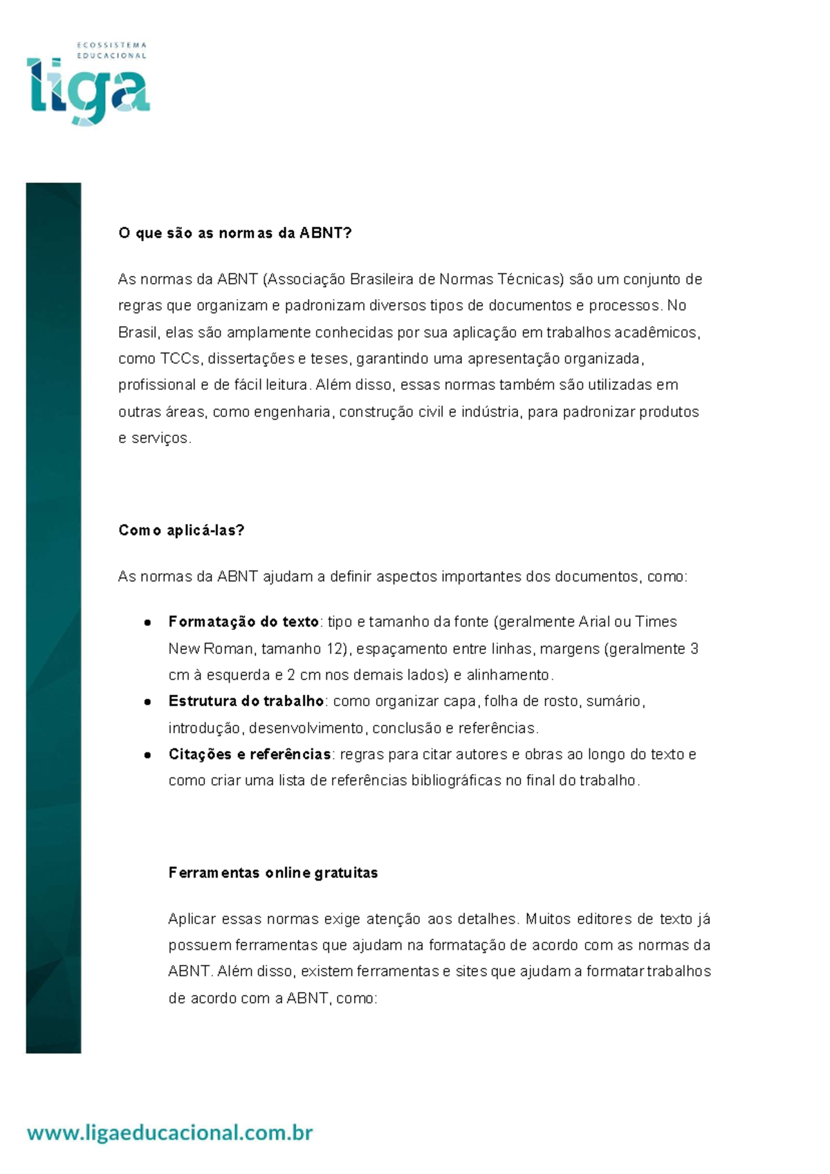 Normas ABNT: Guia Completo para Formatação de Trabalhos Acadêmicos ...