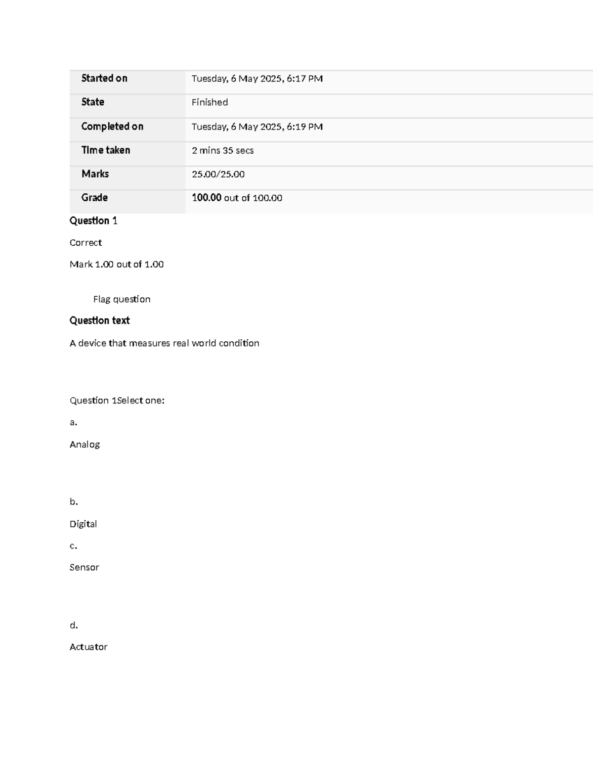 Cloud Computing Prelim Quiz 1 - Answers and Feedback - Studocu