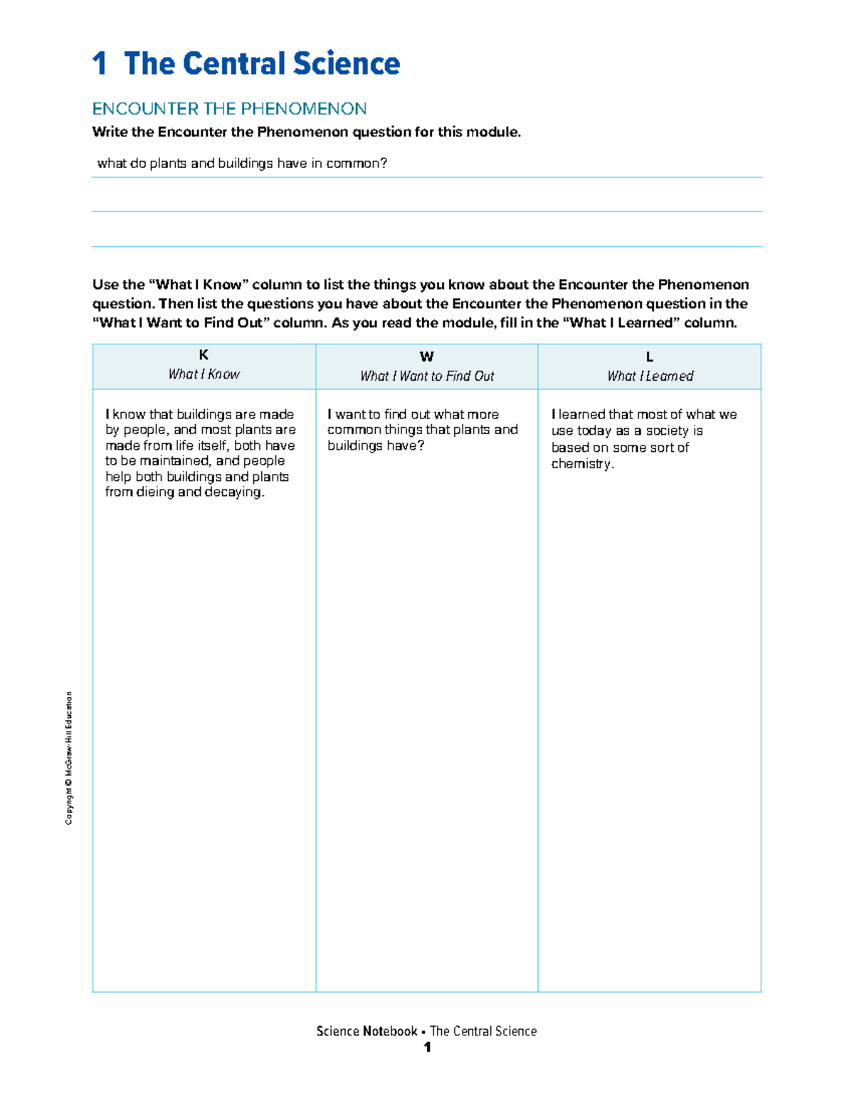 Chem 101 Chapter 1 - Encounter the Phenomenon Overview - Studocu