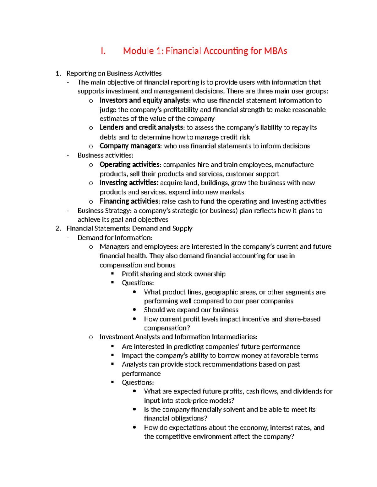 ACCT510: Financial Accounting Overview and Key Concepts - Studocu