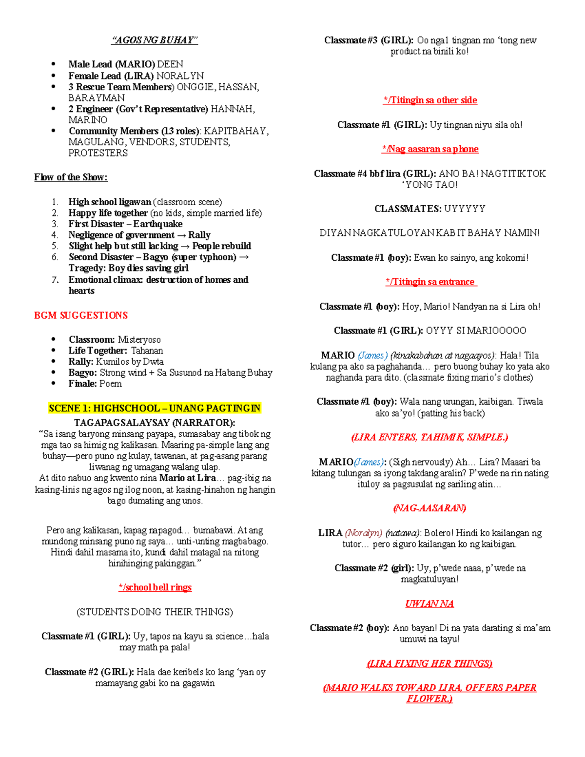Dula-Script Draft: 