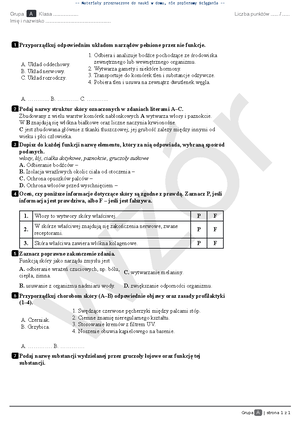 Sprawdzian Gimnazjum J.polski Radość życia Fraszki www.studocu.com