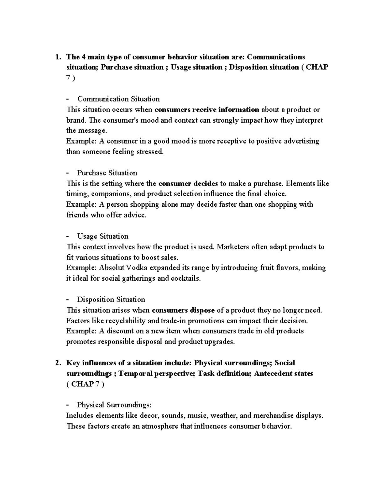 Consumer-Behaviour-Final-Test - The 4 main type of consumer behavior ...