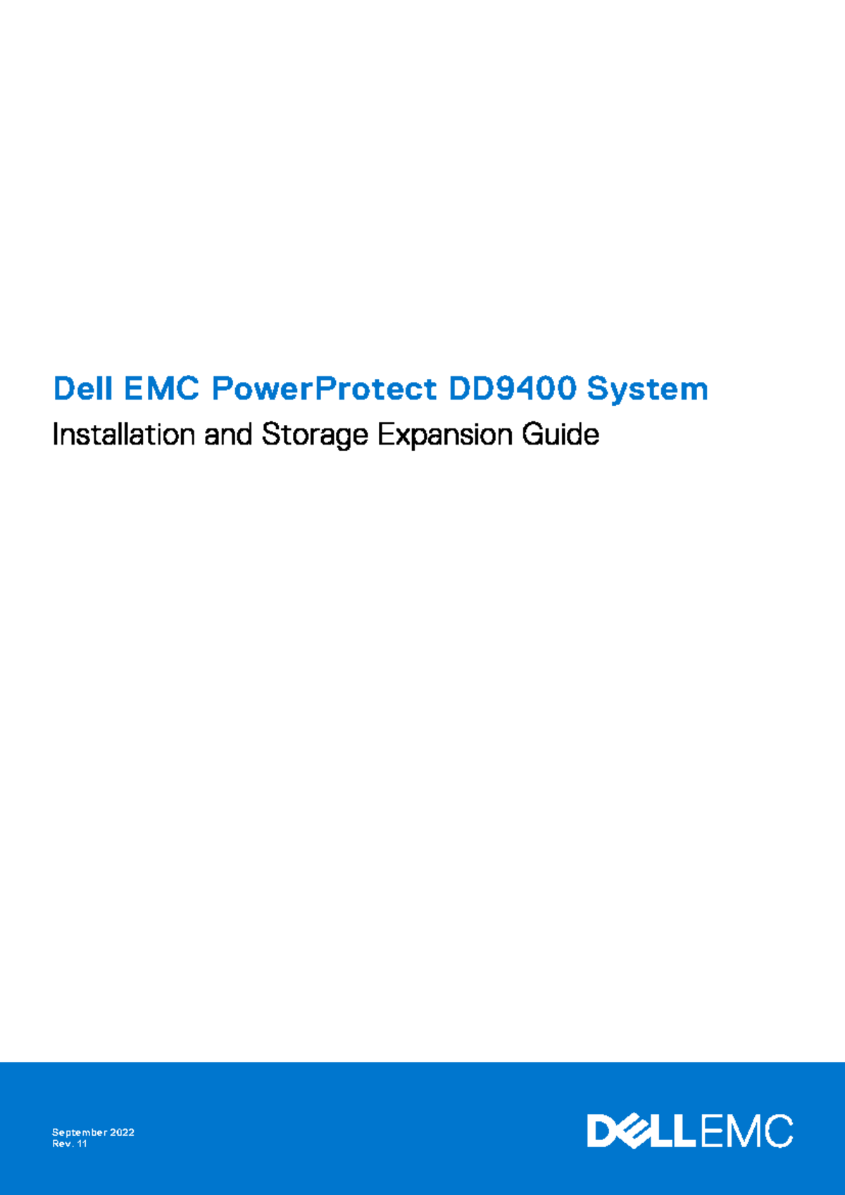 Dell EMC PowerProtect DD9400 Installation Guide (DD9400-ISG) - Studocu
