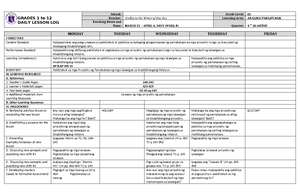 DLL Science 3 Q4 W8 - DAILI LESSON LOG - GRADES 1 to 12 DAILY LESSON ...