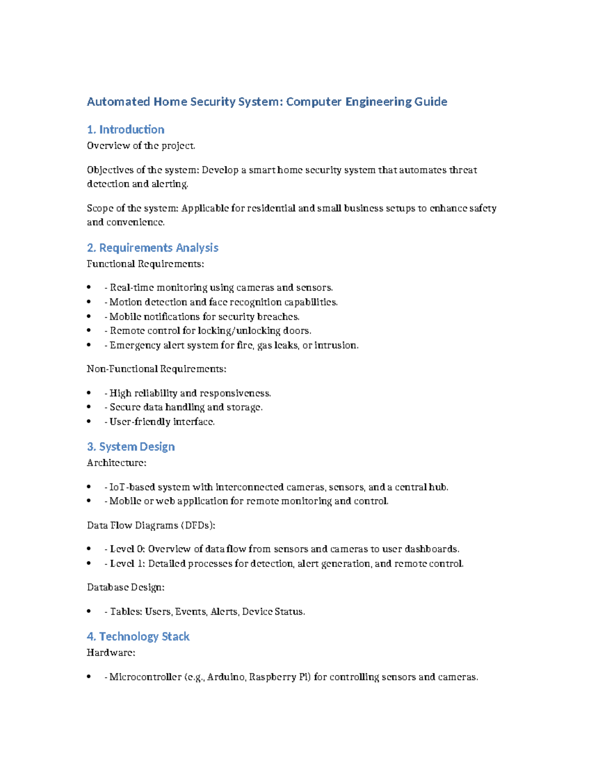 Automated Home Security System: CE Guide for Smart Safety Solutions ...