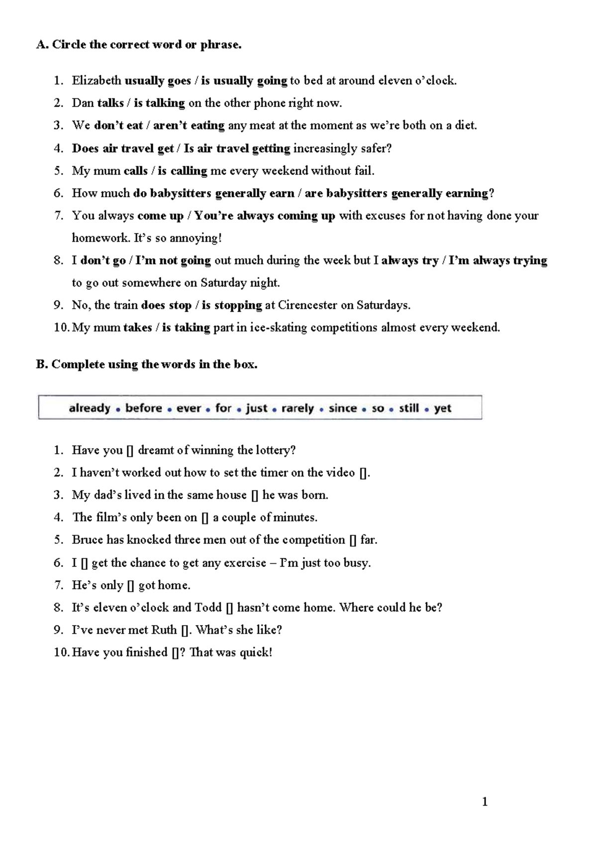 BTTL - Lesson 1 - Correcting Verb Forms and Sentence Structure - Studocu