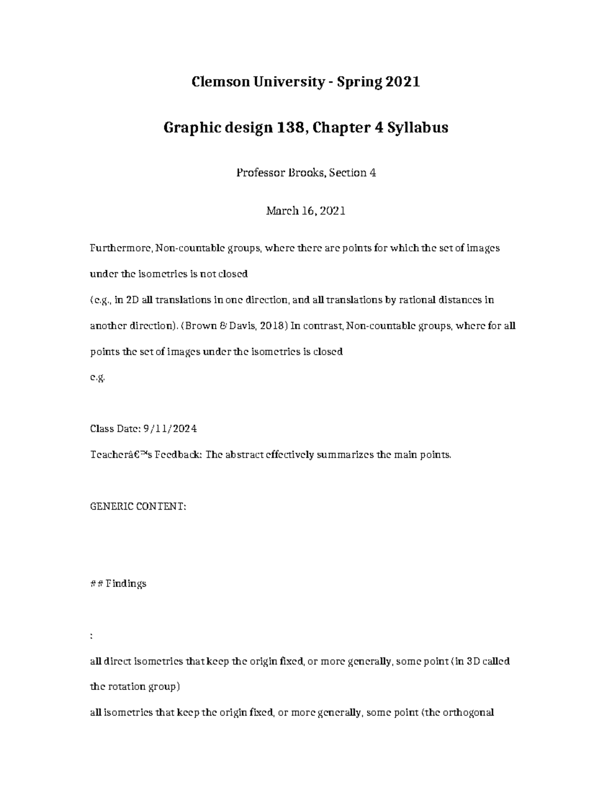 Graphic Design 138: Chapter 4 Syllabus Summary and Insights - Studocu