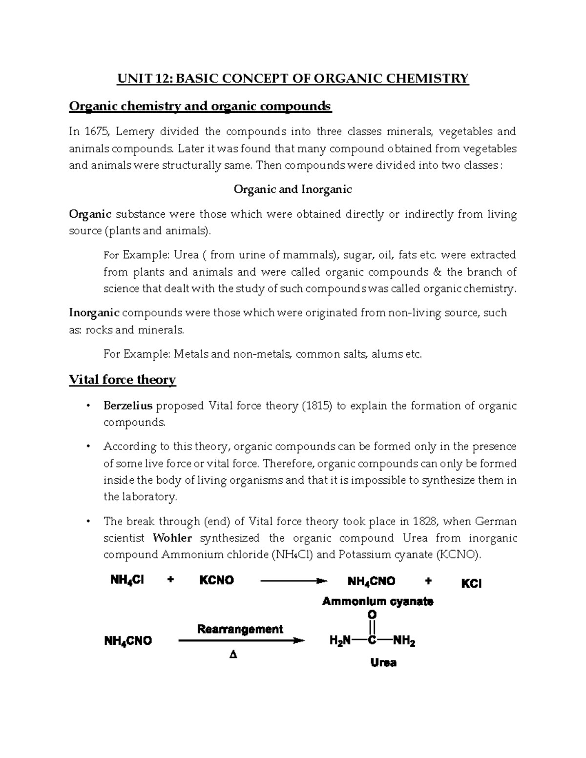 UNIT 12: BASIC CONCEPTS OF ORGANIC CHEMISTRY - Studocu