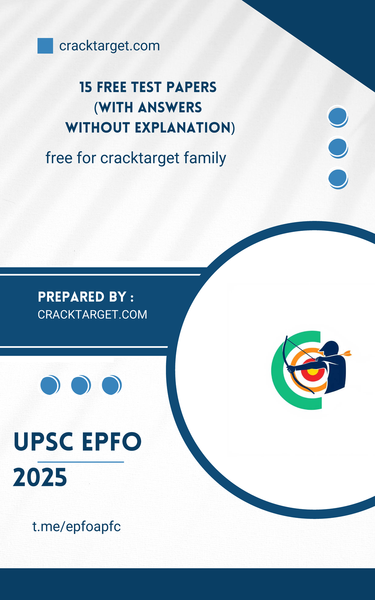 15 Free Mock Tests for UPSC EPFO 2025 Preparation - Studocu