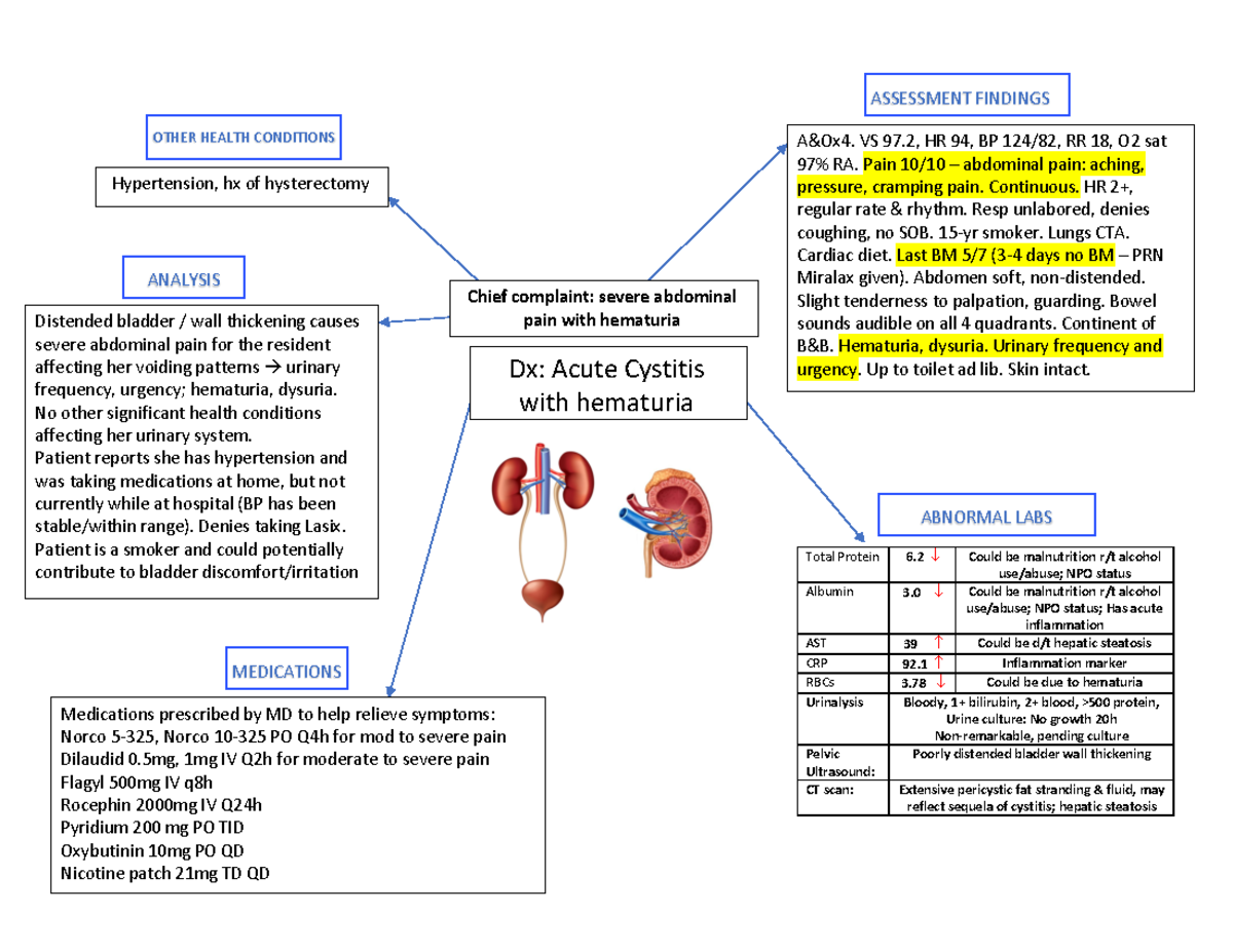 Concept Map Acute Cystitis - Deprecated API usage: The SVG back-end is ...