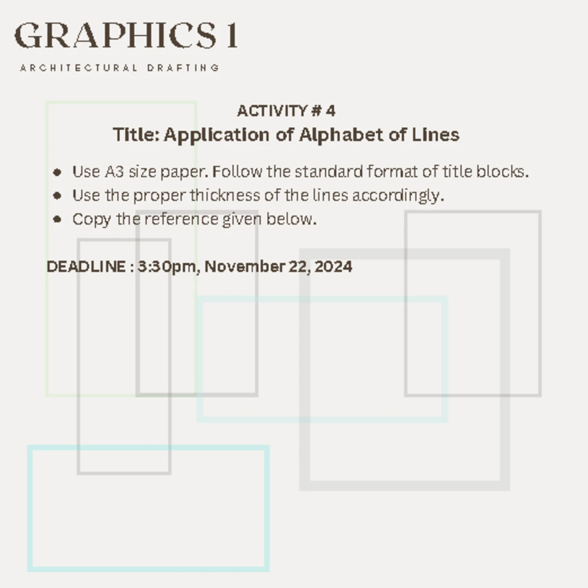 Graphics 1: Chapter 4 - Geometric Construction Plates - Studocu