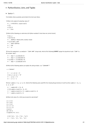 Python Programming for Business Analytics - ISOM 3400 - Studocu