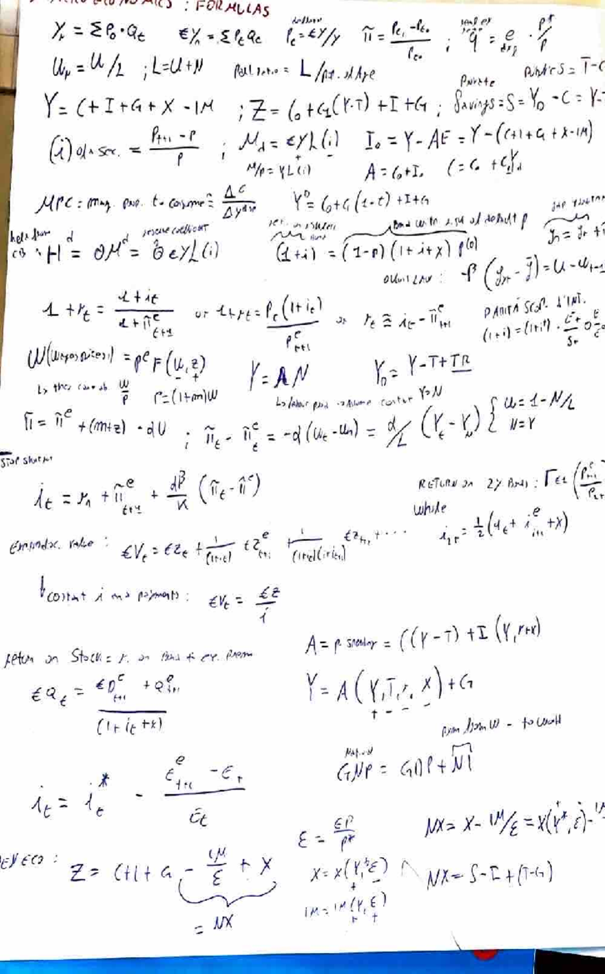 Formulas Macro BB - Formulario de Estudio - Studocu