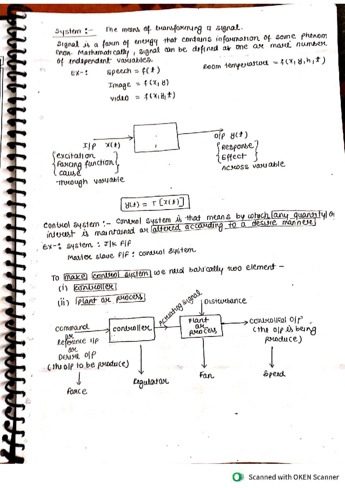 Control System Notes (Course Code: 250204) - Studocu