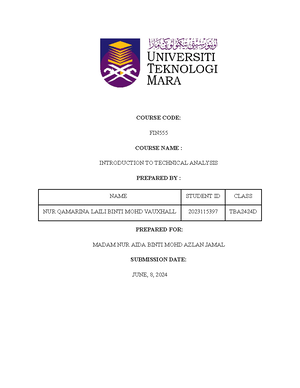 ENT530 Assignment Example - PREPARED BY: GROUP 1 ID 12 BACHELOR OF ...