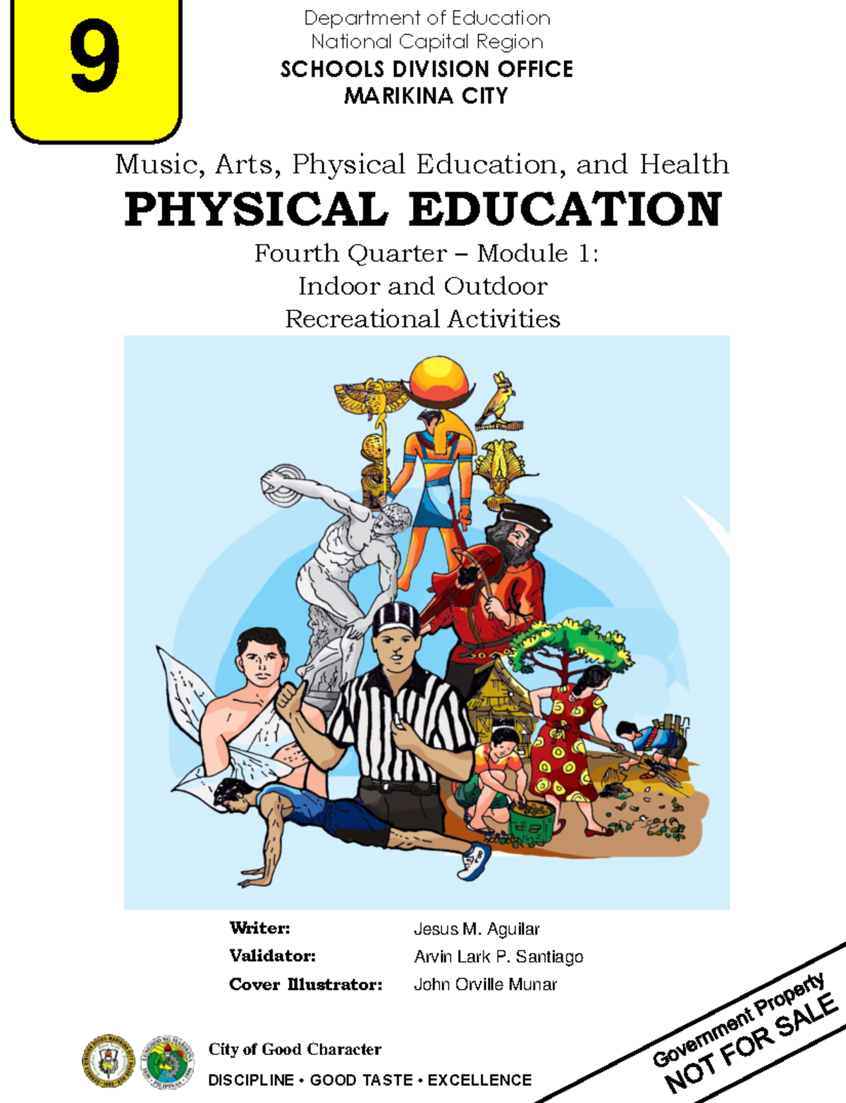 PE9 Q4 Module 1: Indoor & Outdoor Recreational Activities Guide - Studocu