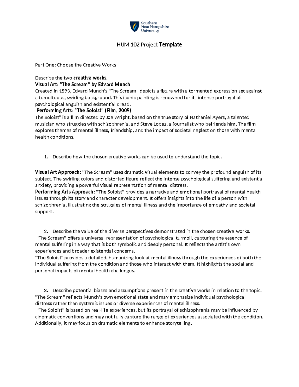 HUM 102 Project: Analyzing 