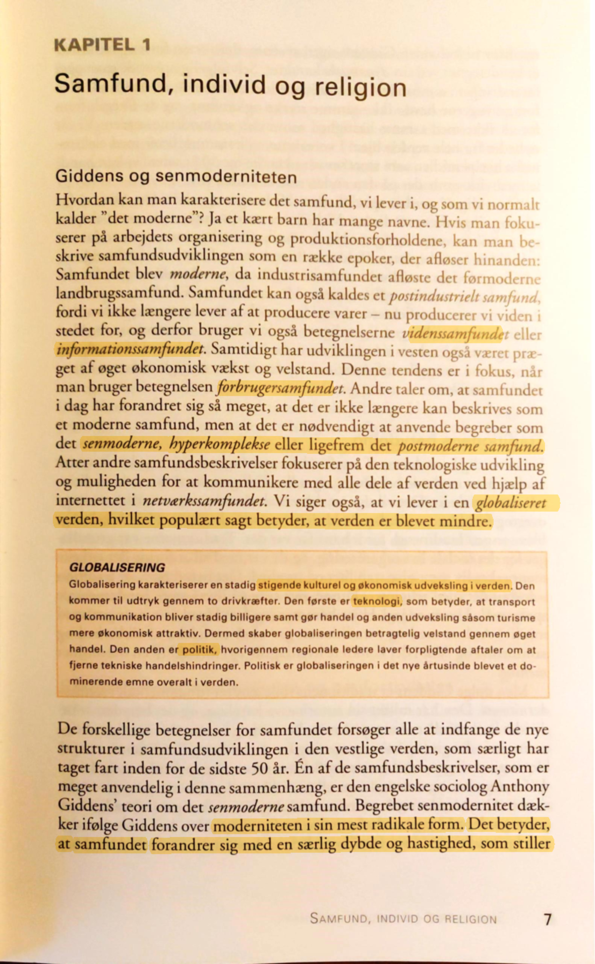 Senmoderne religiøsitet i Danmark - KAPITEL 1 Samfund, individ og ...