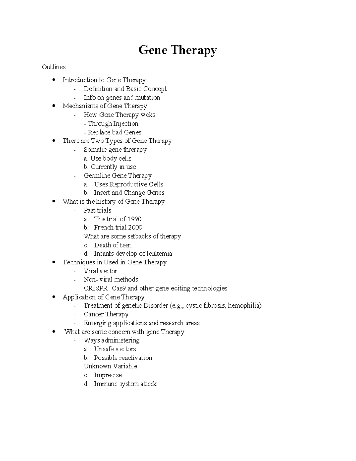 Inbound 5599448974085253143 - Gene Therapy Outlines: Introduction to ...