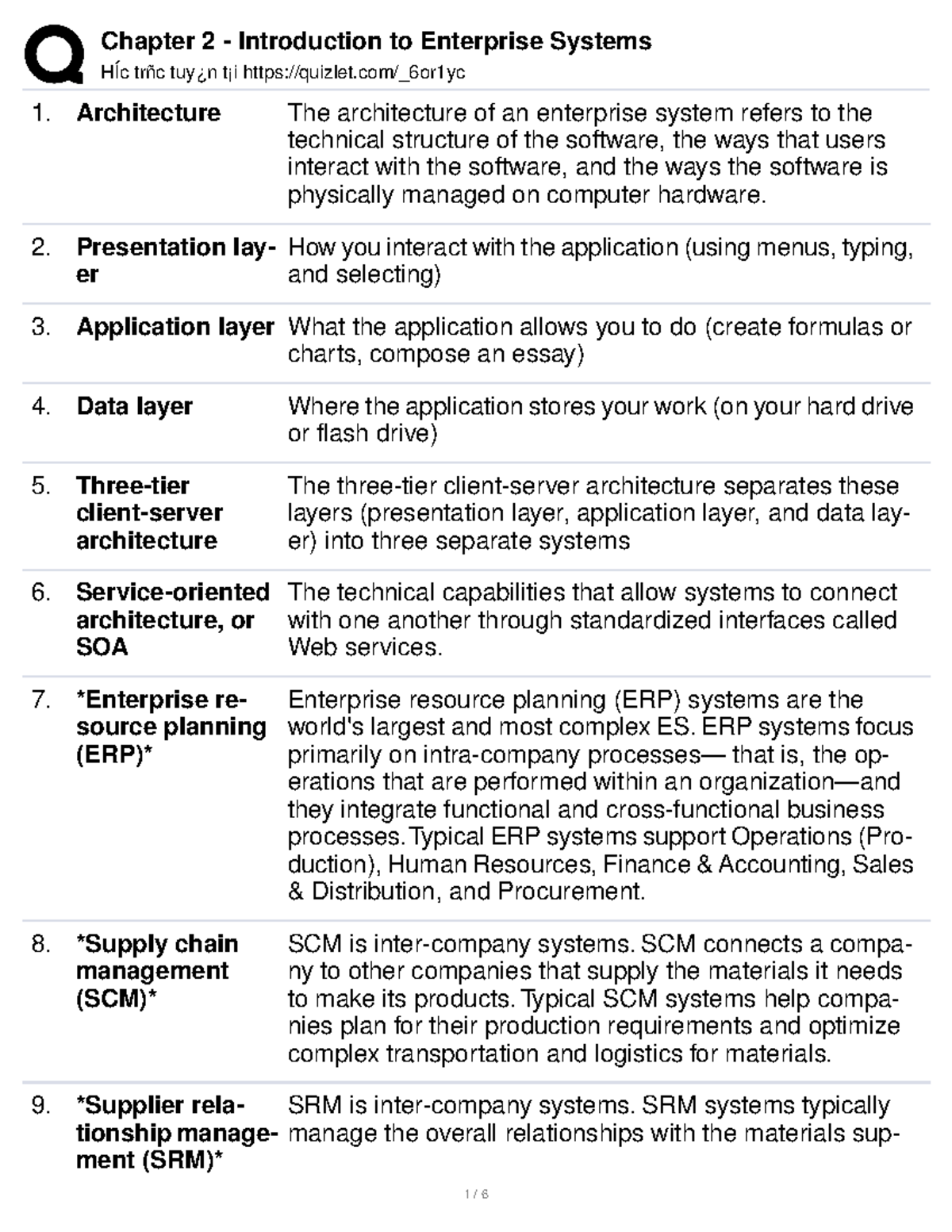 Chapter 2 - Introduction to Enterprise Systems - HÍc trñc tuy¿n t¡i ...
