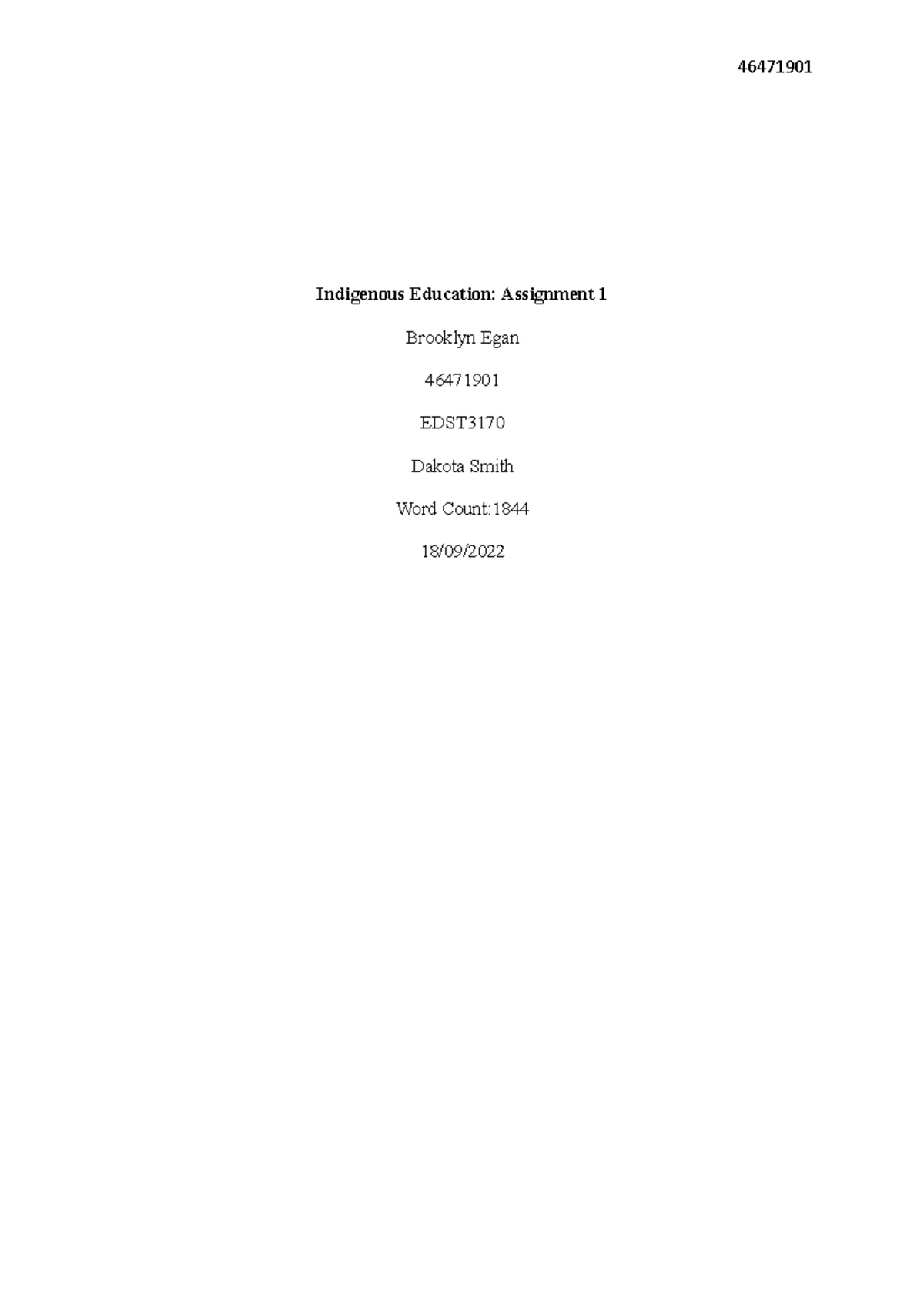 Mso E EDST3170 Lesson Plan Template s2 2021 - EDST3170 - Studocu