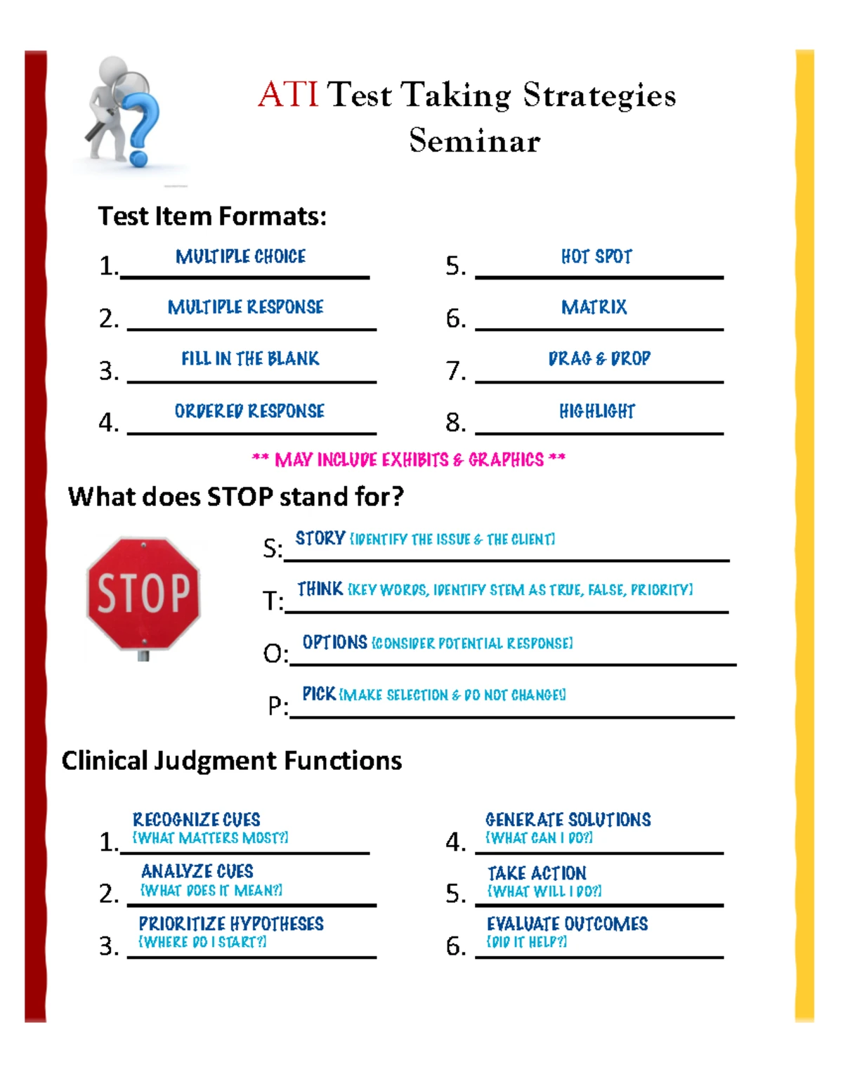 Clinical Judgment and Tool - Studocu