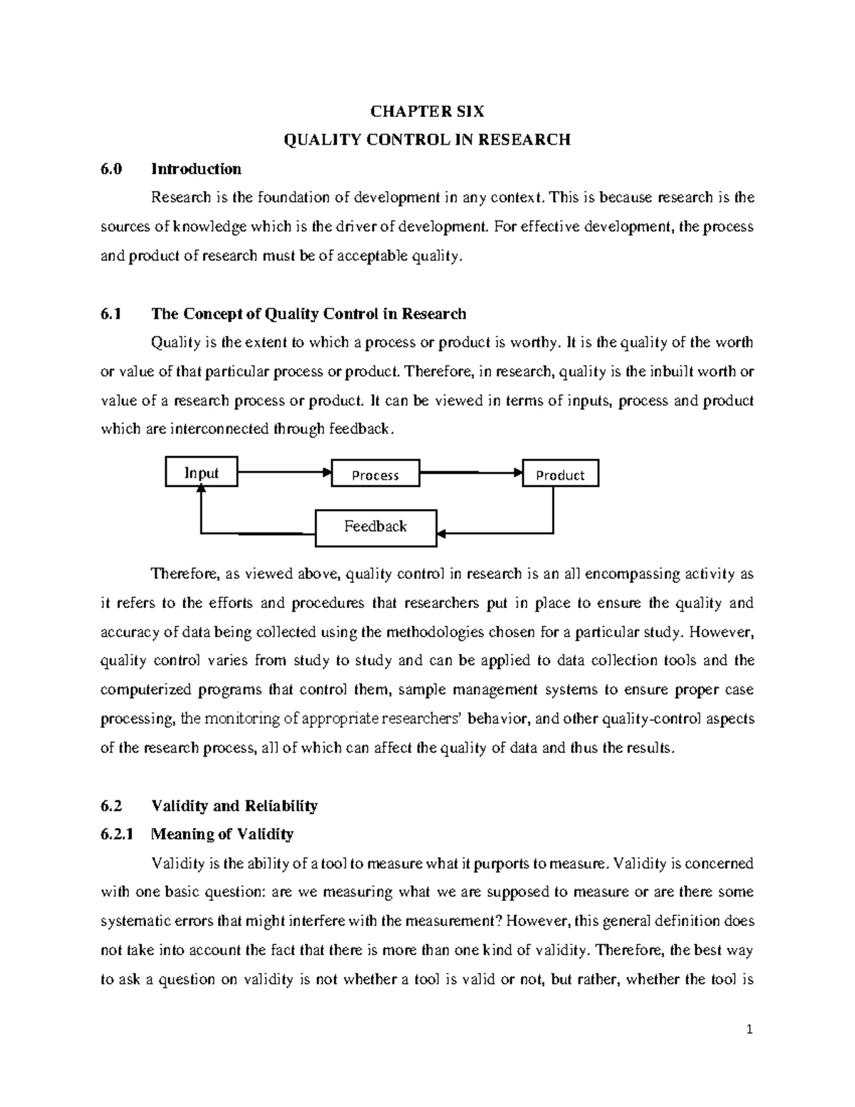 Chapter 04 Research - CHAPTER FOUR RESEARCH VARIABLES 4 Introduction ...